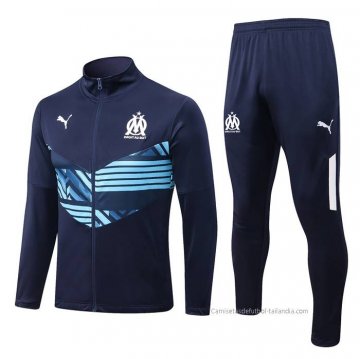 Chandal de Chaqueta del Olympique Marsella 2022-2023 Azul Oscuro Chandal de Chaqueta del Olympique Marsella 2022-2023 Azul Oscuro