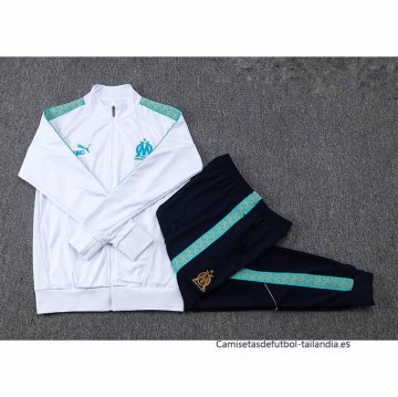 Chandal de Chaqueta del Olympique Marsella 2025-2026 Blanco
