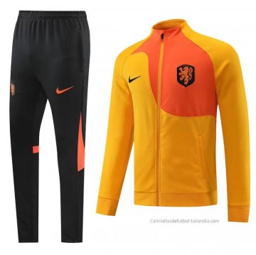 Chandal de Chaqueta del Paises Bajos 2022-2023 Naranja