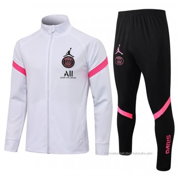 Chandal de Chaqueta del Paris Saint-Germain 2021-2022 Blanco Chandal de Chaqueta del Paris Saint-Germain 2021-2022 Blanco