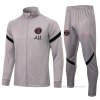Chandal de Chaqueta del Paris Saint-Germain 2021-2022 Gris Chandal de Chaqueta del Paris Saint-Germain 2021-2022 Gris
