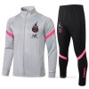 Chandal de Chaqueta del Paris Saint-Germain 2021-2022 Gris Chandal de Chaqueta del Paris Saint-Germain 2021-2022 Gris