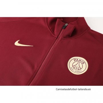 Chandal de Chaqueta del Paris Saint-Germain 2024-2025 Rojo