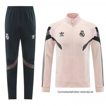 Chandal de Chaqueta del Real Madrid 2024-2025 Rosa Chandal de Chaqueta del Real Madrid 2024-2025 Rosa