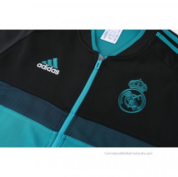 Chandal de Chaqueta del Real Madrid 2021-2022 Azul y Negro