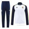 Chandal de Chaqueta del Real Madrid 2022-2023 Blanco y Azul Chandal de Chaqueta del Real Madrid 2022-2023 Blanco y Azul