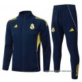 Chandal de Chaqueta del Real Madrid 2025-2026 Azul Amarillo