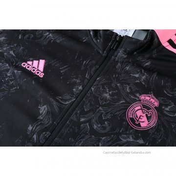 Chandal de Chaqueta del Real Madrid Nino 2021 Negro