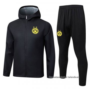 Chandal de Rompevientos del Borussia Dortmund 2025-2026 Negro Chandal de Rompevientos del Borussia Dortmund 2025-2026 Negro