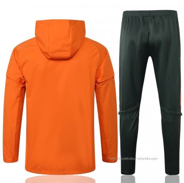 Chandal de Rompevientos del Manchester United 2021 Naranja