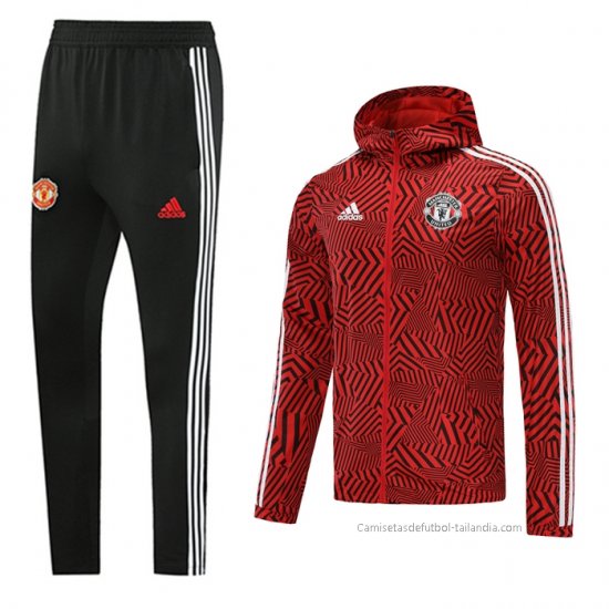 Chandal de Rompevientos del Manchester United 2021 Rojo - Haga un click en la imagen para cerrar