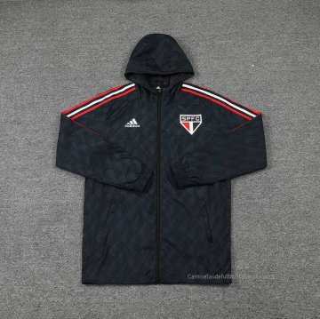 Chandal de Rompevientos del Sao Paulo 2022-2023 Negro