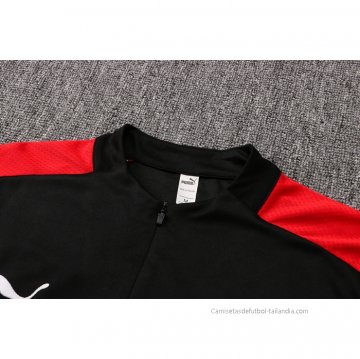 Chandal de Sudadera del AC Milan 2021-2022 Negro