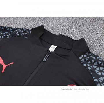 Chandal de Sudadera del AC Milan 2023-2024 Negro
