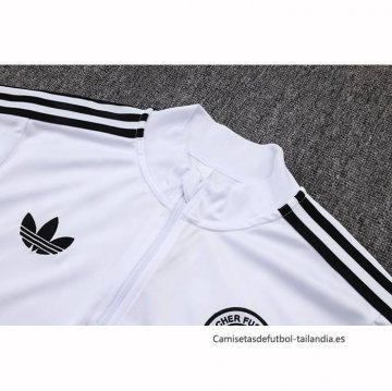 Chandal de Sudadera del Alemania 125 Aniversario Nino 2025-2026 Blanco