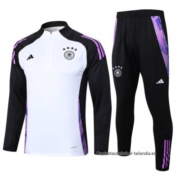 Chandal de Sudadera del Alemania Nino 2024-2025 Blanco Chandal de Sudadera del Alemania Nino 2024-2025 Blanco