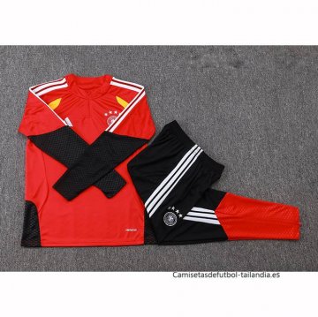 Chandal de Sudadera del Alemania Nino 2025-2026 Rojo