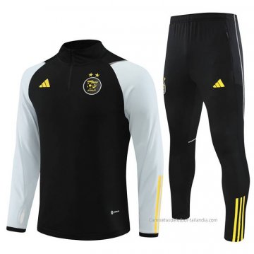 Chandal de Sudadera del Argelia 2023-2024 Negro