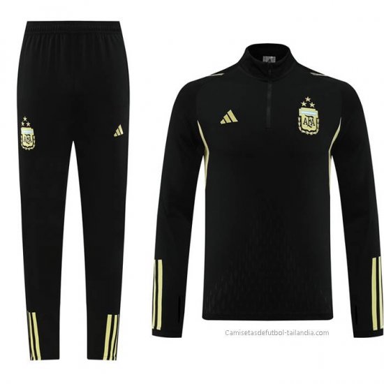 Chandal de Sudadera del Argentina 2023-2024 Negro - Haga un click en la imagen para cerrar