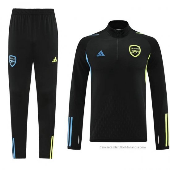 Chandal de Sudadera del Arsenal 2023-2024 Negro - Haga un click en la imagen para cerrar