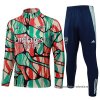 Chandal de Sudadera del Arsenal Nino 2024-2025 Rojo Verde Chandal de Sudadera del Arsenal Nino 2024-2025 Rojo Verde