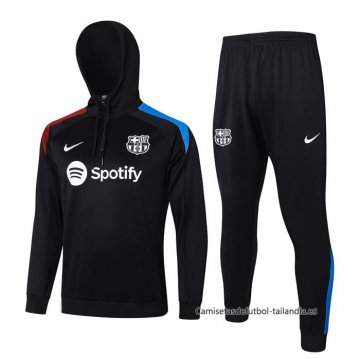 Chandal de Sudadera del Barcelona 2024-2025 Negro Chandal de Sudadera del Barcelona 2024-2025 Negro