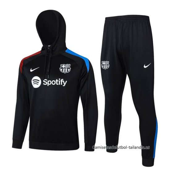 Chandal de Sudadera del Barcelona 2024-2025 Negro - Haga un click en la imagen para cerrar