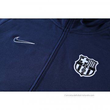 Chandal de Sudadera del Barcelona 2021-2022 Azul Marino