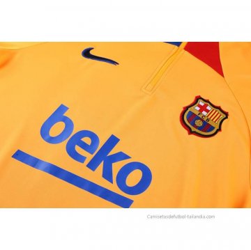 Chandal de Sudadera del Barcelona 2022-2023 Naranja