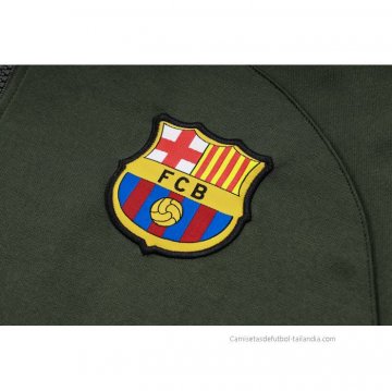 Chandal de Sudadera del Barcelona 2023-2024 Verde Oscuro