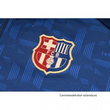 Chandal de Sudadera del Barcelona Nino 2024-2025 Azul