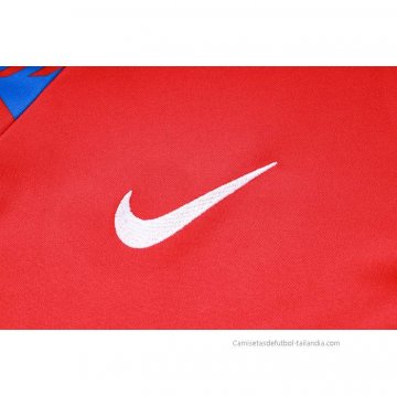 Chandal de Sudadera del Barcelona Nino 2023-2024 Rojo