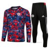 Chandal de Sudadera del Bayern Munich 2021 Azul y Rojo Chandal de Sudadera del Bayern Munich 2021 Azul y Rojo