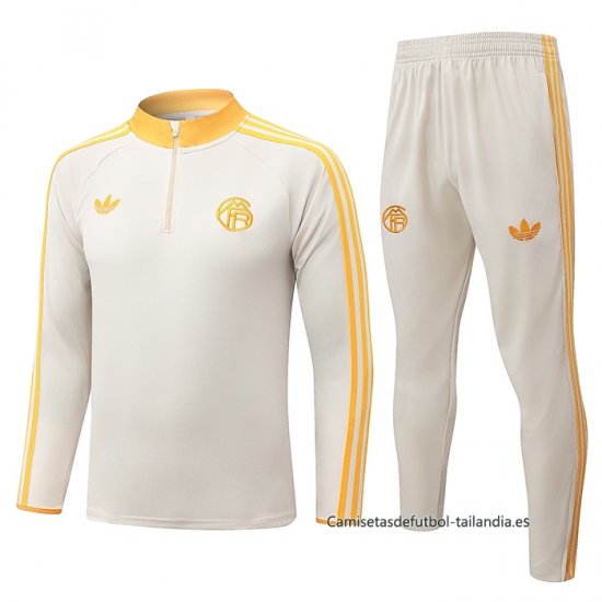 Chandal de Sudadera del Bayern Munich Nino 2026-2027 Crema - Haga un click en la imagen para cerrar