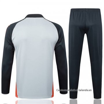 Chandal de Sudadera del Benfica 2024-2025 Gris