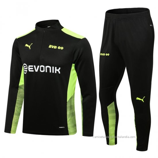 Chandal de Sudadera del Borussia Dortmund 2021-2022 Negro - Haga un click en la imagen para cerrar