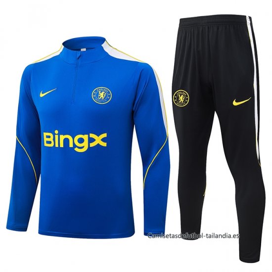 Chandal de Sudadera del Chelsea Nino 2026-2027 Azul - Haga un click en la imagen para cerrar