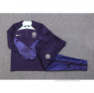 Chandal de Sudadera del Inter Milan 2022-2023 Purpura