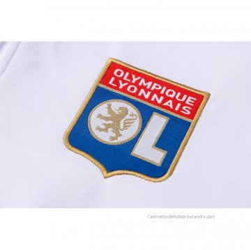 Chandal de Sudadera del Lyon 2021-2022 Blanco