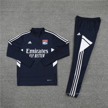Chandal de Sudadera del Lyon 2022-2023 Azul