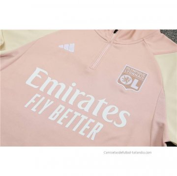 Chandal de Sudadera del Lyon Nino 2023-2024 Rosa