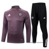 Chandal de Sudadera del Manchester United 2025-2026 Purpura Chandal de Sudadera del Manchester United 2025-2026 Purpura