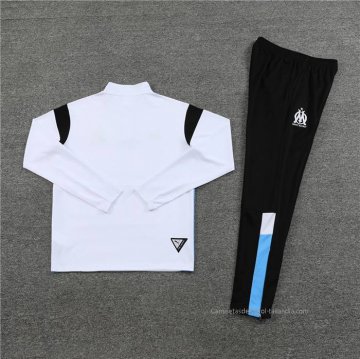 Chandal de Sudadera del Olympique Marsella Nino 2023-2024 Blanco