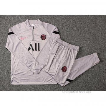 Chandal de Sudadera del Paris Saint-Germain 2021-2022 Gris