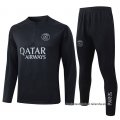 Chandal de Sudadera del Paris Saint-Germain 2025-2026 Negro