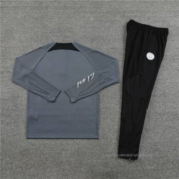 Chandal de Sudadera del Paris Saint-Germain Jordan 2023-2024 Gris