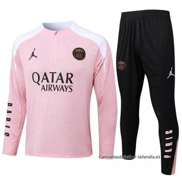 Chandal de Sudadera del Paris Saint-Germain Jordan 2024-2025 Rosa Chandal de Sudadera del Paris Saint-Germain Jordan 2024-2025 Rosa