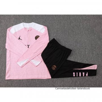 Chandal de Sudadera del Paris Saint-Germain Jordan 2024-2025 Rosa