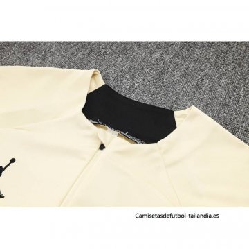 Chandal de Sudadera del Paris Saint-Germain Nino 2023-2024 Beige