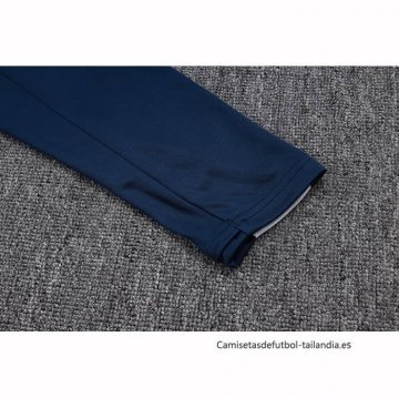 Chandal de Sudadera del Paris Saint-Germain Nino 2025-2026 Azul Blanco